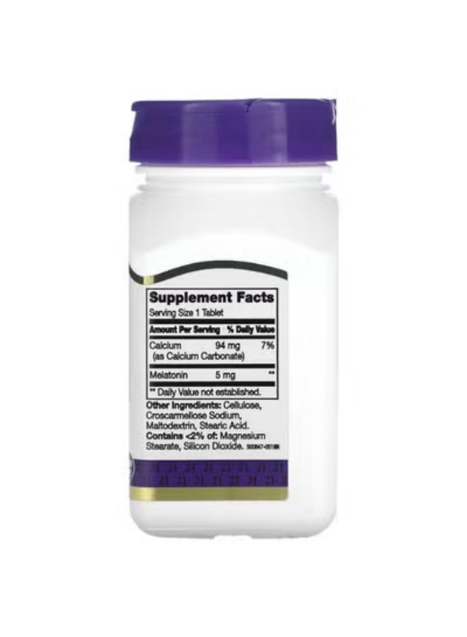 21st Century HealthCare Melatonin 5Mg Dietary Supplement - 120 Tablets - Image 2